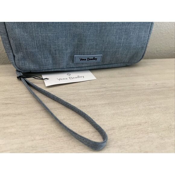 Vera Bradley Lighten Up Wipes Wipe Pouch Zen Gray Blue NWT - Picture 2 of 9